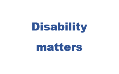 Disability matters