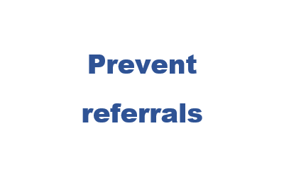 Prevent referrals